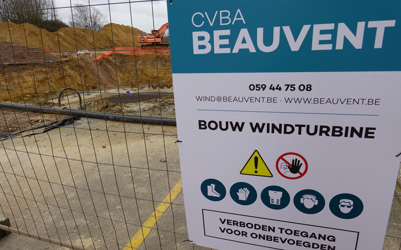 BeauVent_windturbine Bornem_bouw